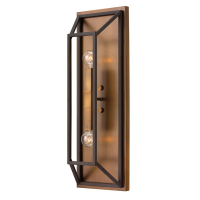 Fulton Two-Light Minimalist Wall Sconce