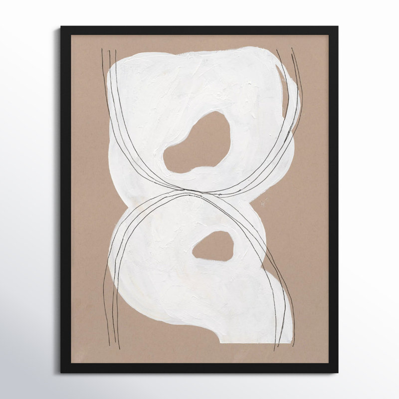 Free Form 1 by Andrea Stokes, Black, 38" H x 30" W x 1.25" D