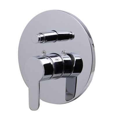 Mitigeur de soupape de douche avec poignée ronde et inverseur