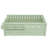 Twin Size Bed with Built-in Bookshelves, Small Staircase, High-Quality Safety Rails & Trundle, Gray-373334167-373334171