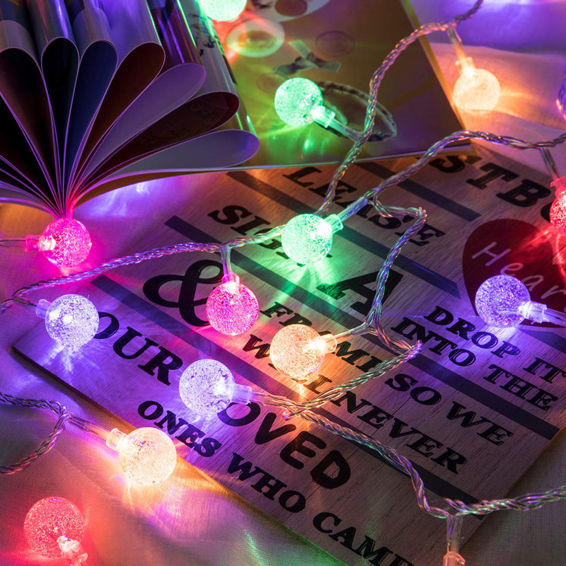 Guirlande de 100 lumières DEL Kartir, Multicolore