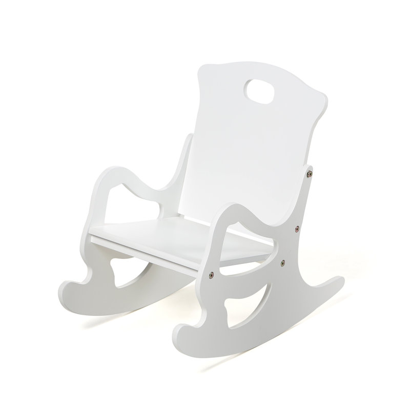 Chaise berçante Damore, Blanc