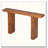 60''Farmhouse Entryway Table with Large countertop, Minimalism Sofa Table with Acacia Veneer-965270093