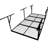 600 Lb. Loading 3X8ft Overhead Garage Storage Rack, 22''-40" Adjustable Ceiling, Reclaim Space Load, Maximize