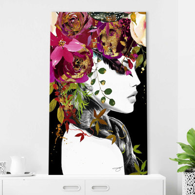 «Flower Model (Vertical)» par Jodi - impression