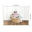 «Cat in a Basket Traditional Laundry» par Amy Peterson, reproduction d'art sur toile encadrée