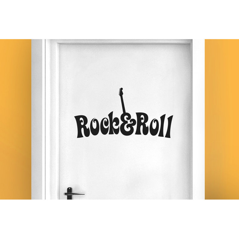 Entertainment Wall Decal, Black