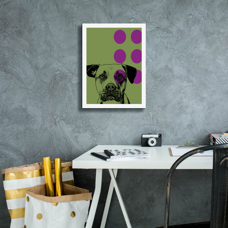 «Spot Green» par Dean Russo, H 16 po x l 12 po x P 0,75 po