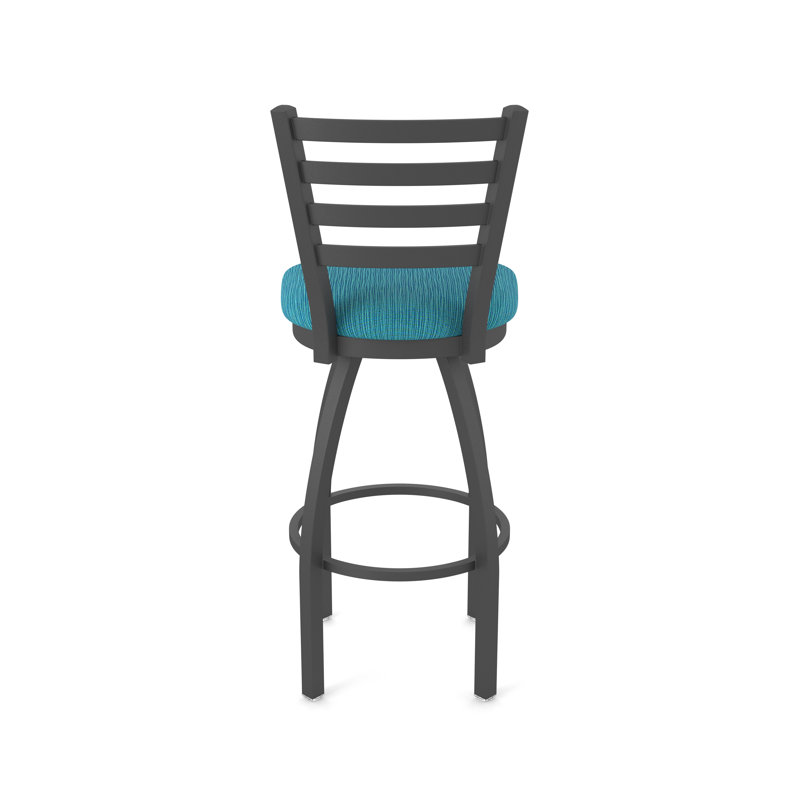 Tabouret pivotant Jackie, Étain, Tabouret de comptoir (siège d'une hauteur de 25 p, Tissu - marée graphique