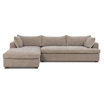Canapé modulaire avec rangement Fauve brun Ferland