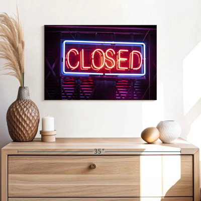 Tergel Closed Neon Sign