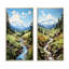 «Green Mountains Summer Peaks Pastoral», 2 pièces-1402796712-1402796718