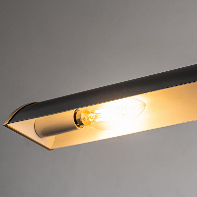 Winchfield Large Picture Light, Matte Black/Aged Brass