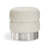 Charlize Stainless Steel Accent Stool-50930146-86408248