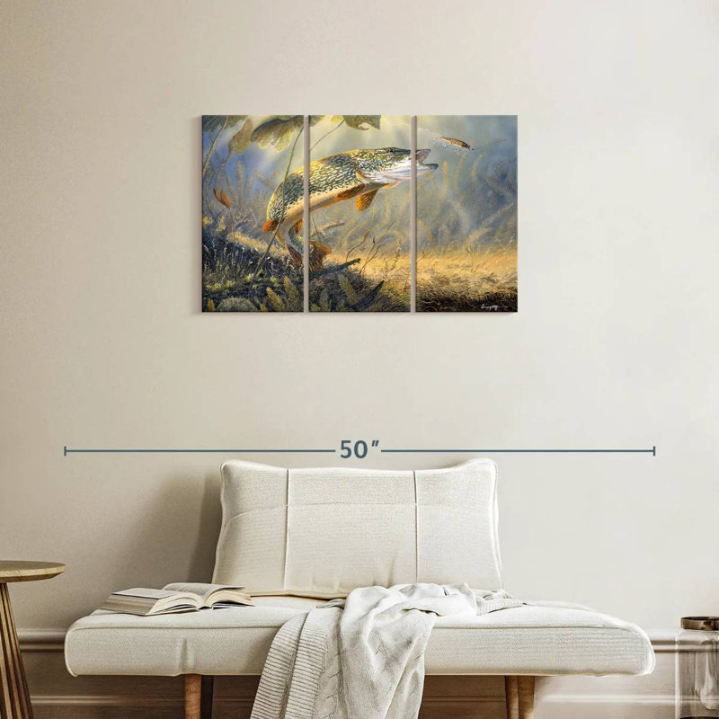Brampt Calm Waters Fishing, 20" H x 33" W