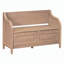 Banc de rangement multifonctionnel en bois massif avec charnière de sécurité-129521429-129521434