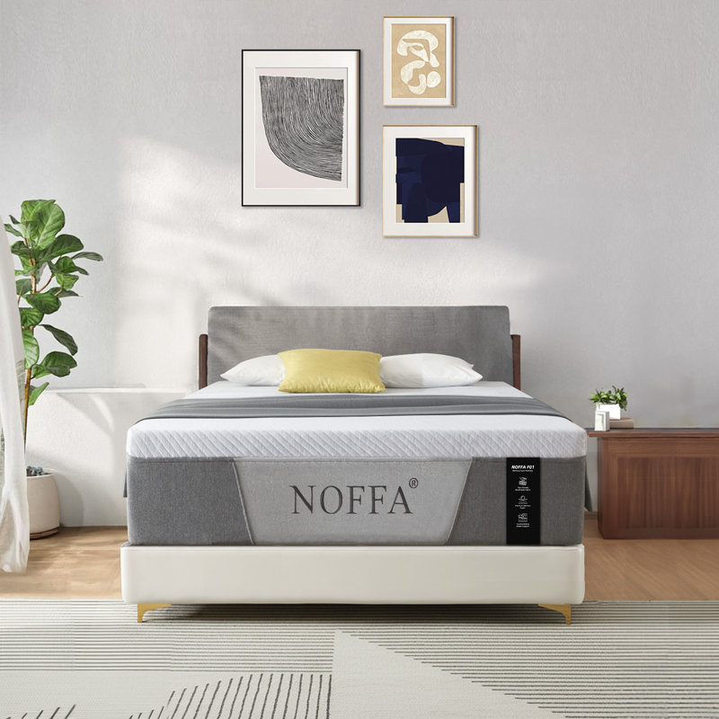 Full Mattress 12 Inch Memory Foam Mattress With Ergonomic Wave Pillows Set Of 2 - Medium Firm - Pressure Relief & Edge Support,Certipur-US Certified