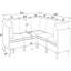 Canapé modulaire rembourré avec pieds en métal-1638560748