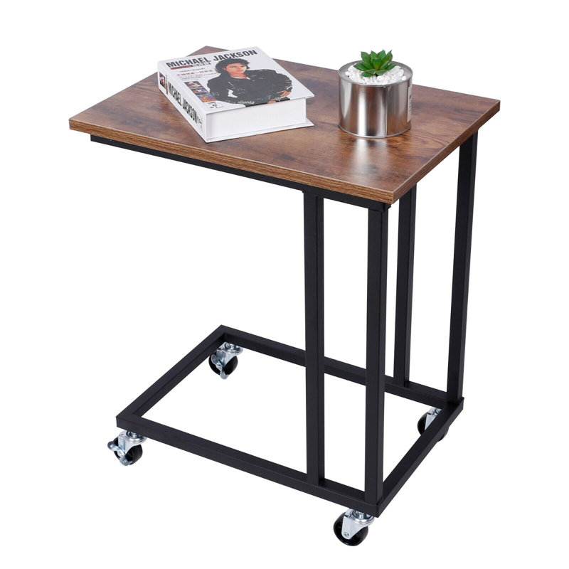 Pennville 35cm W Steel Bedside Table
