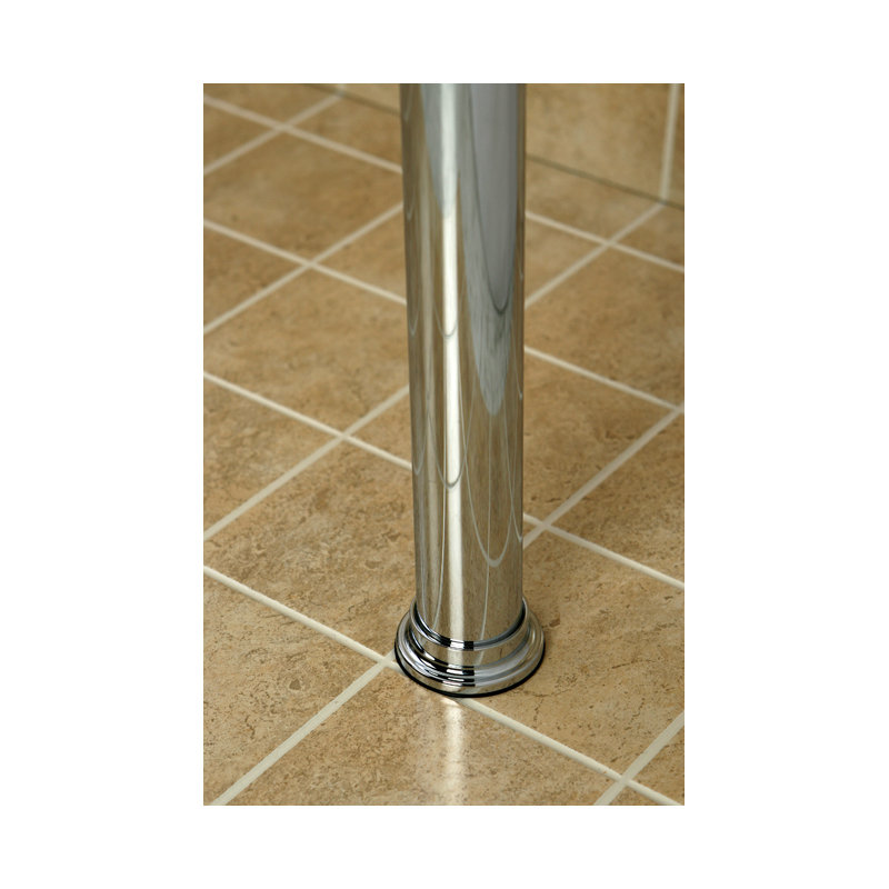 Duchess Metal Console Table Leg, Chrome