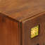 Solid Wood Rectangle Accent Cabinet
