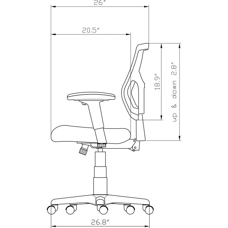 Papouche Microfiber / Microsuede Task Chair