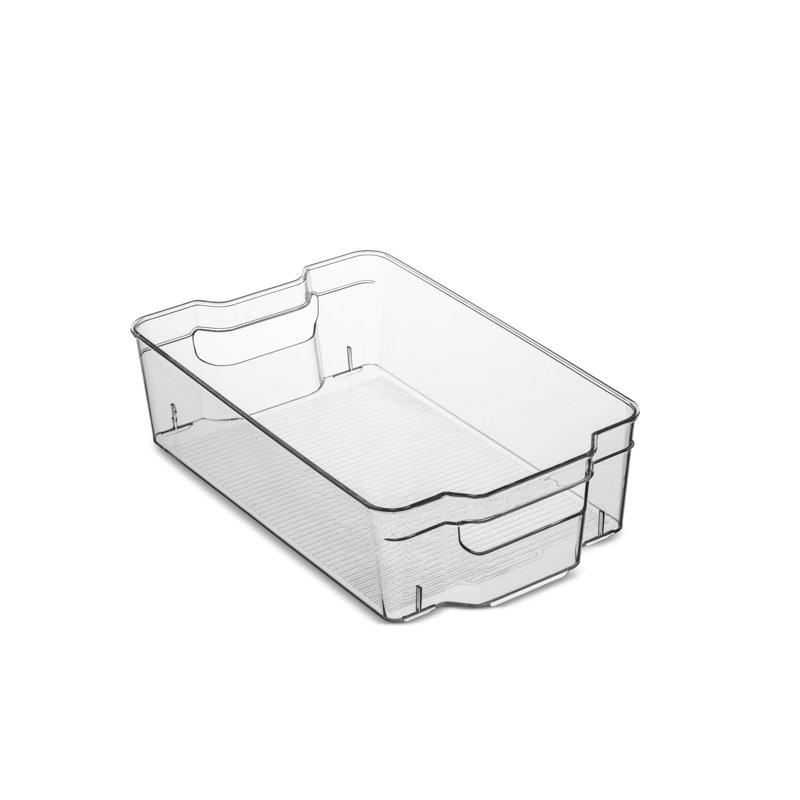 10 Stackable Refrigerator Organizer Bins - 5 Wide 5 Narrow 