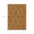 10' X 14' Terra Cotta And Ivory Geometric Washable Indoor Outdoor Area Rug