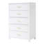 Commode 5 tiroirs en bois massif-502508150