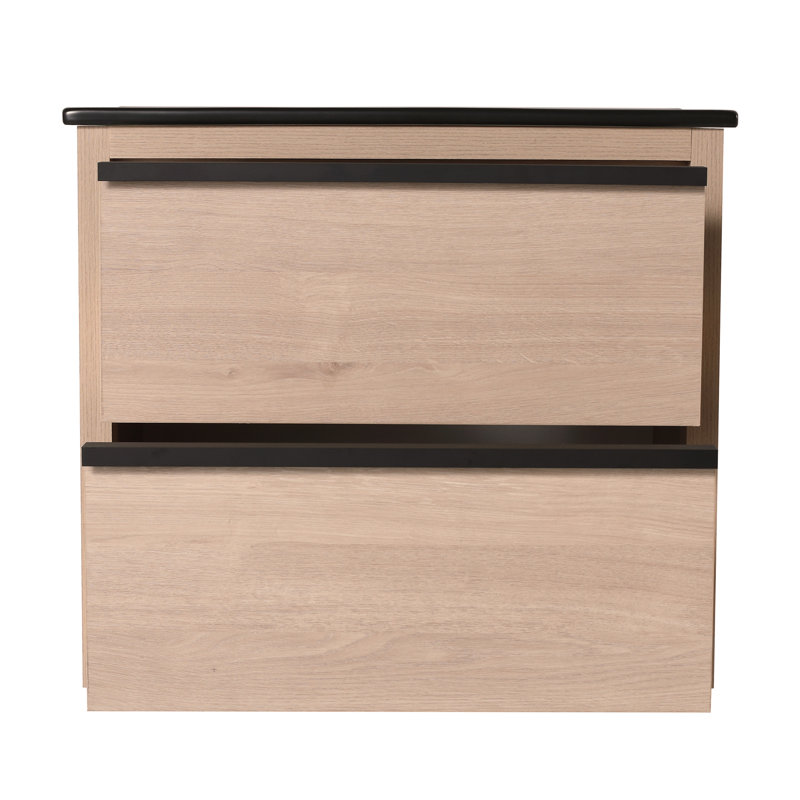 Meuble-lavabo 24 po, avec lavabo en céramique et 2 tiroirs