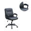 Chaises de bureau avec hauteur réglable et conception rembourrée noire pour une utilisation professionnelle