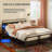 Queen Adjustable Bed Frame with Head Incline (0°–60°), Quiet Motor, Modern Design, Easy Assembly – Perfect for Relaxation & Pressure Relief