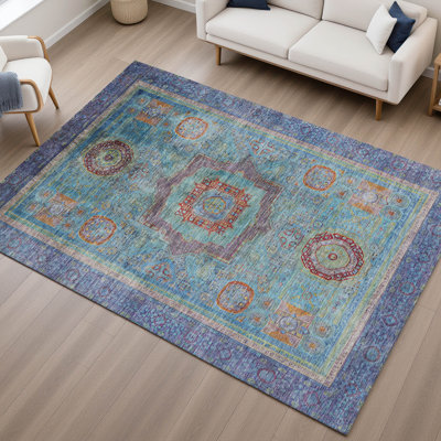 Premium Machine Washable Mayfield AMF2159 global Rug