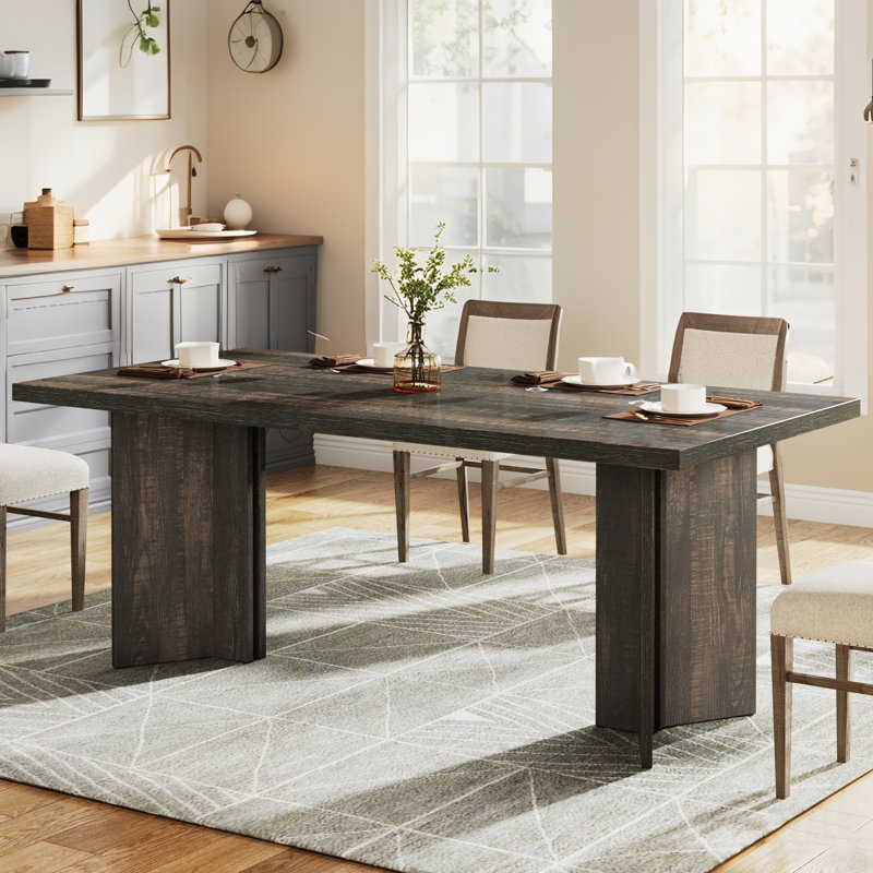 Rahn Dining Table, Dark Grey