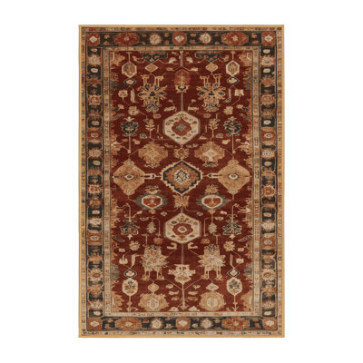Machine Washable Persian Brown Area Rug