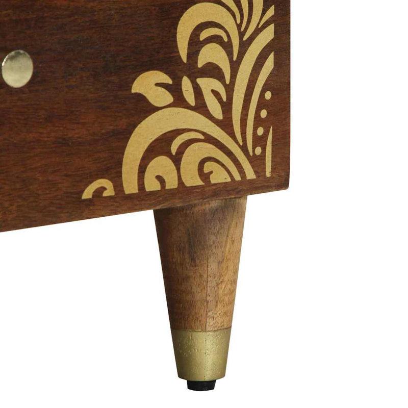 40cm W Solid Wood Bedside Table