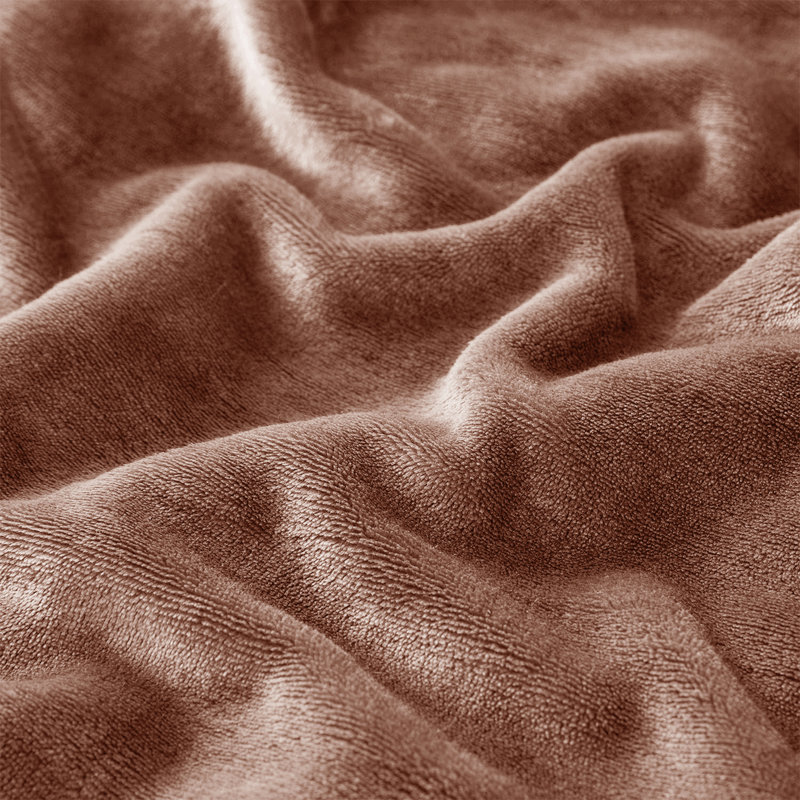 Aspire Homeware Deluxe Hotel Collection Ultra-Soft Sherpa Fleece Throw Blanket for Plush & Cozy Comfort, Camel
