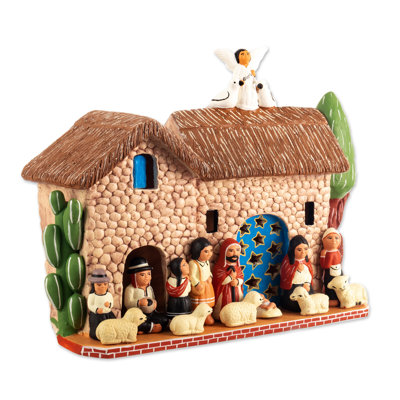 Ensemble de crèche de noël magnifique