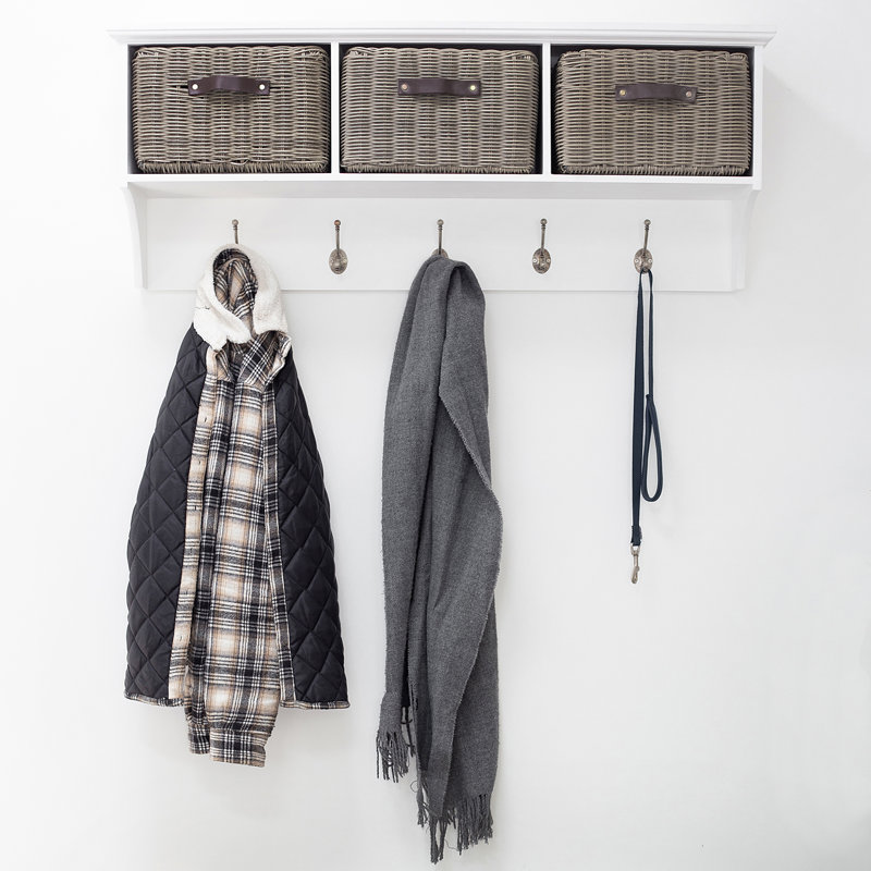 Annabell Cube Shelf, White/Grey