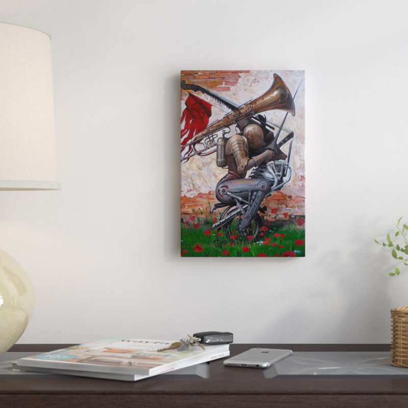 « a song is a baiser », impression sur toile, Papier d'art encadré noir, H 24 po x l 16 po x P 1 po
