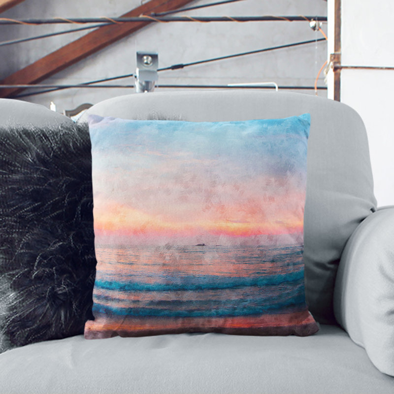 Square Throw Cushion, 55cm H x 55cm W x 20cm D