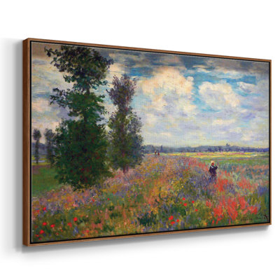 Monet - reproduction de cadre flottant sur toile