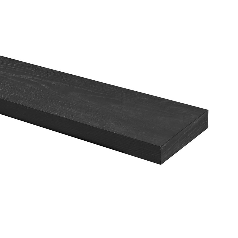 Alma White Oak Wood Floating Shelf, Sable Stain, 60"