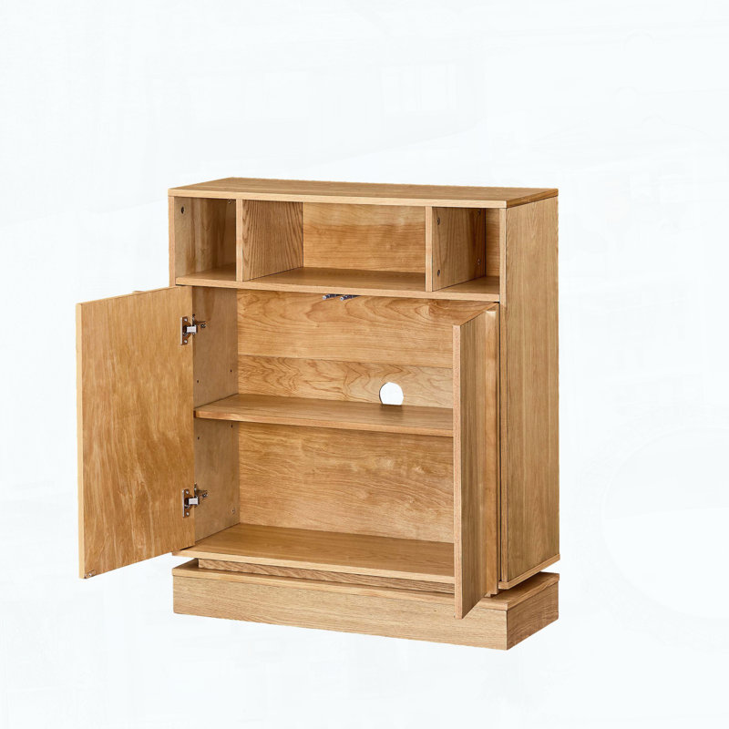 Buffet avec rangement, Naturel