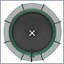 Trampoline 10f Springfree No Gap - vert