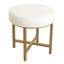 Repose-pieds standard en velours 19 po Hadiqa-544022307