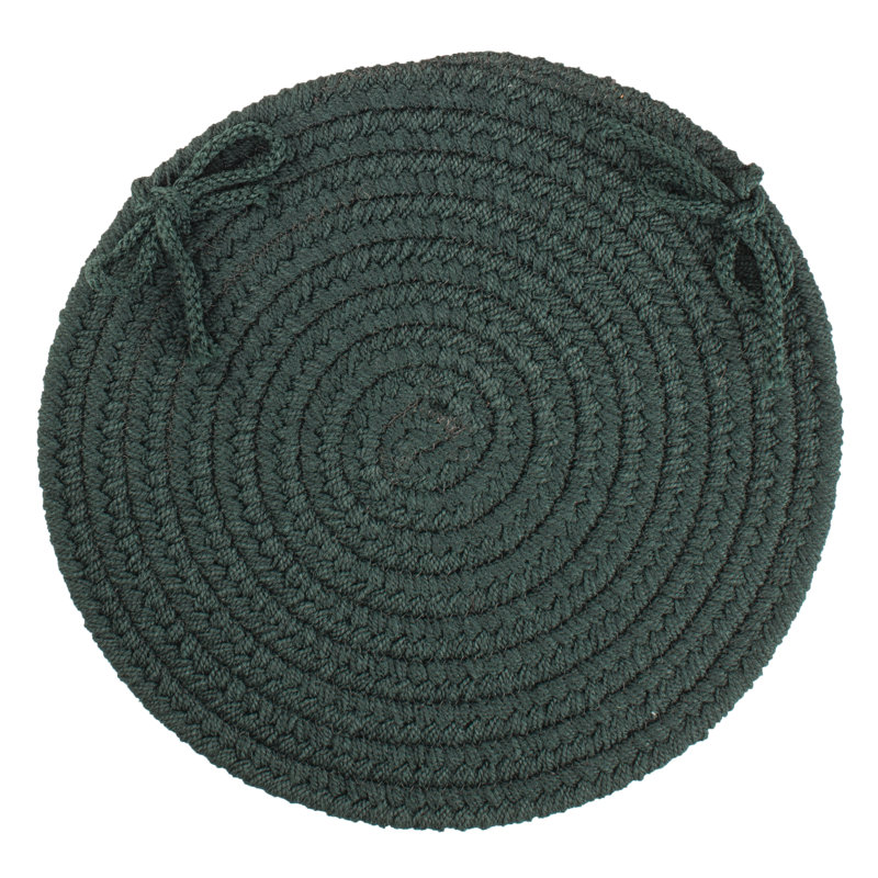 Coussin de chaise sophistiqué, Vert épinette