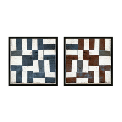 Patchwork 5 & 6, Set of 2 by Marco Marella for Studio M - Framed Wall Art