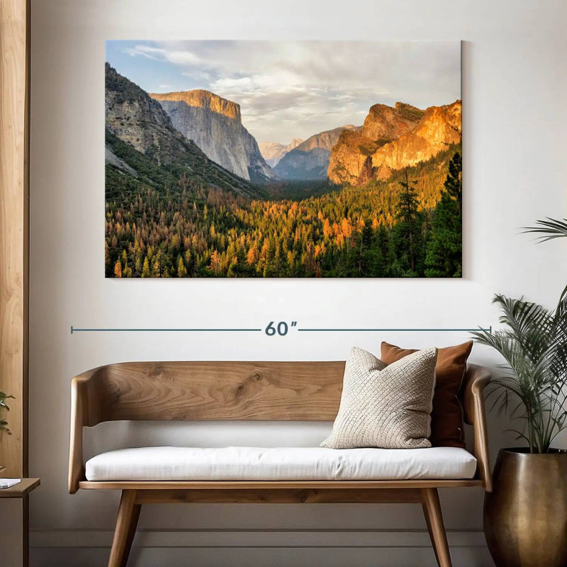 Alvord Yosemite Valley au lever du soleil, H 34 po x l 51 po