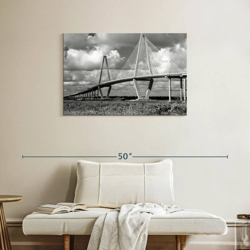 Lilie BW Cooper River Bridge, 24" H x 36" W